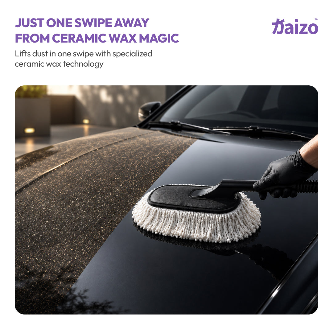 Kaizo Car Duster - Lint-Free & Scratch-Free Car Cleaner Brush
