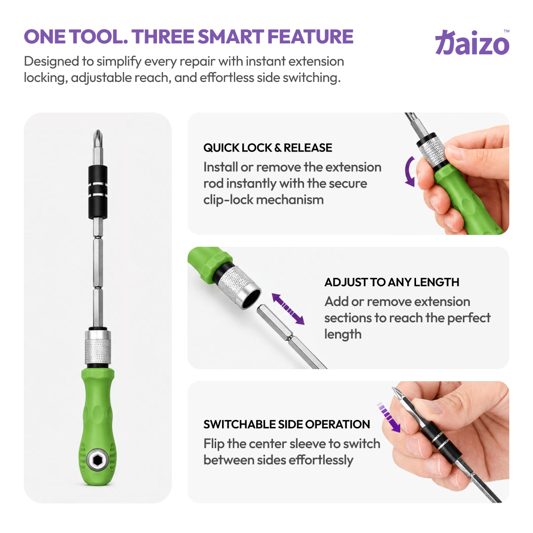 Kaizo Neji Mini Toolkit | Precision Multi-Bit Repair Tool Kit