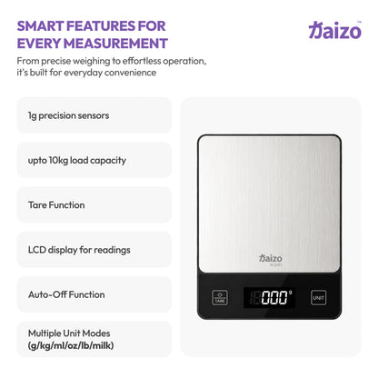 Kaizo Nori Weightwise Kitchen Weighing Scale | Precision for Perfect Portions